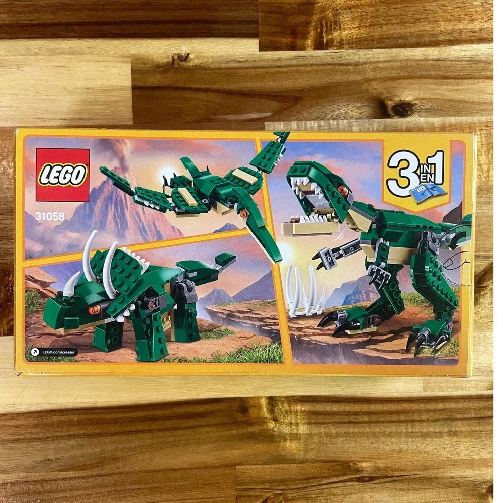 Lego Creator 3in1 31058 Mighty Dinosaurs Building Set Kids Green TRex Toy